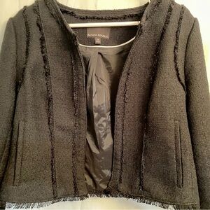Banana Republic Black Textured Blazer